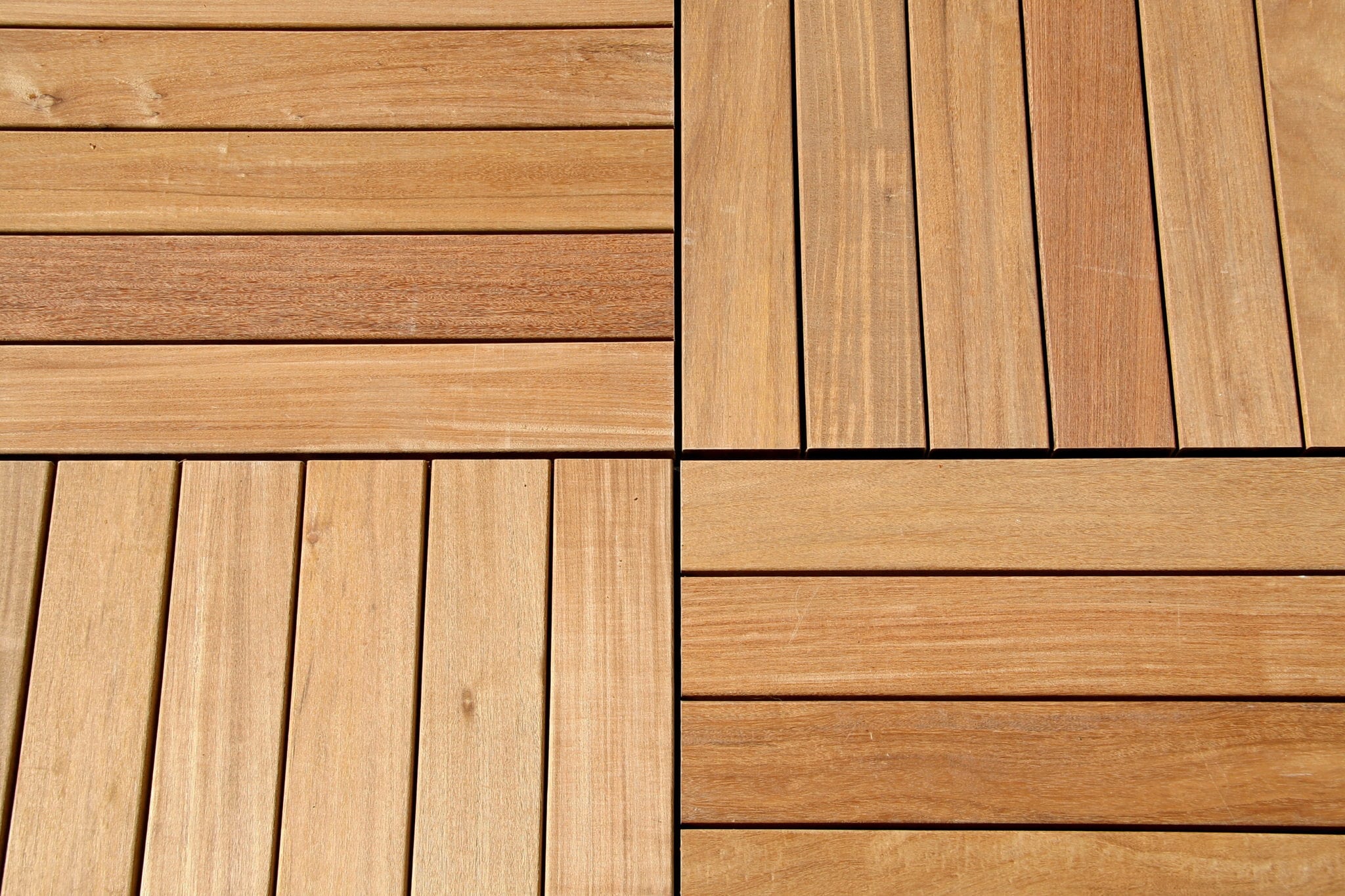 Small Deck with a Large View ipe wood decking tile detail