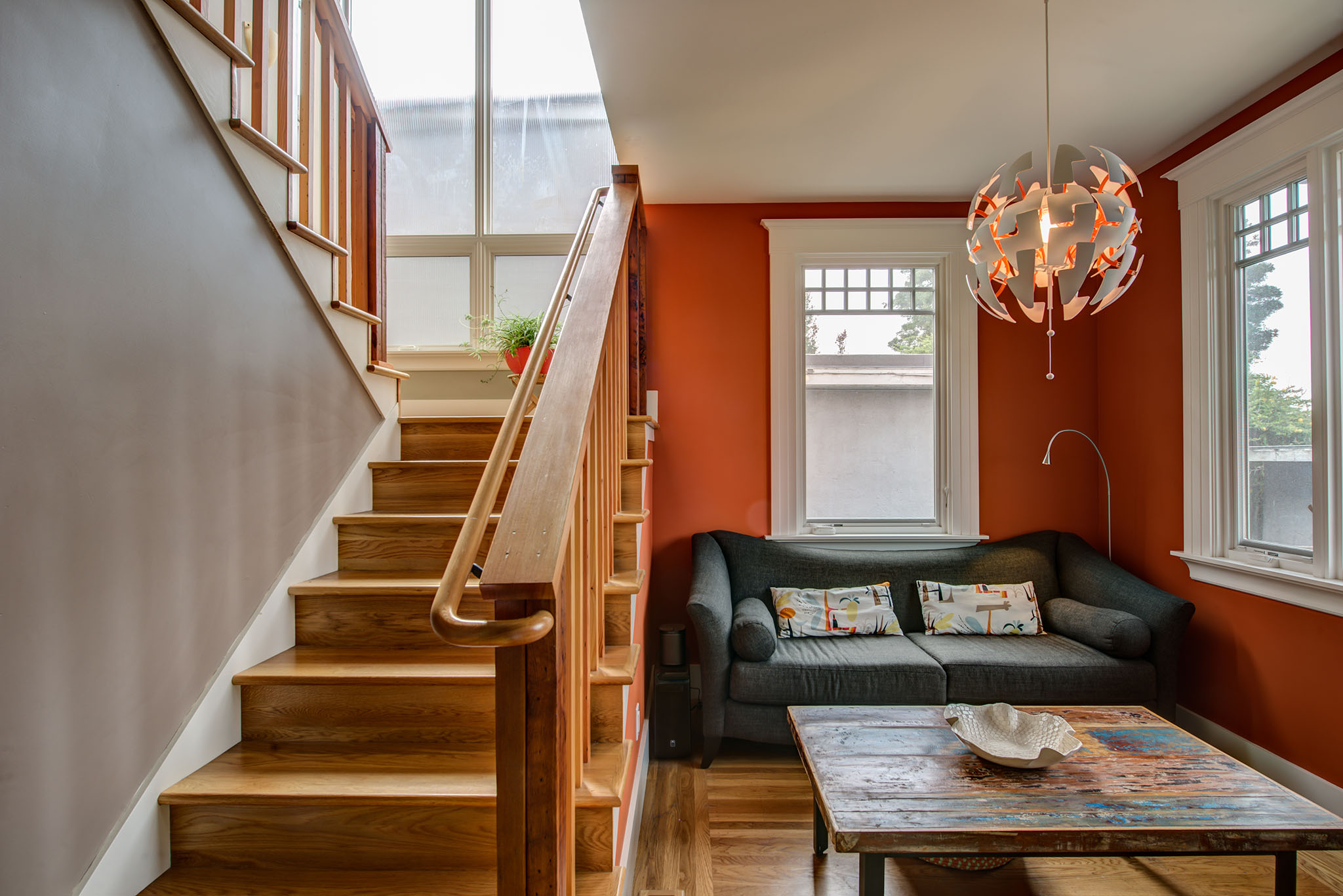 Berkeley Bungalow Grows Up new stairs