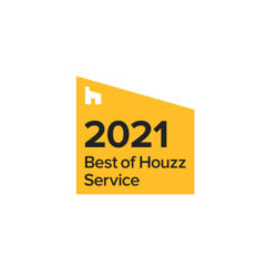 Houzz Best of Service badge 2021