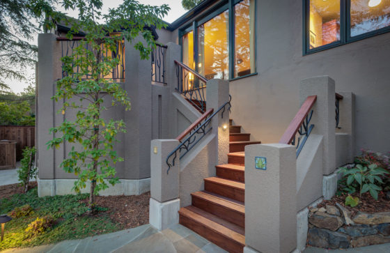 Berkeley Nature-Inspired Entry lower stair