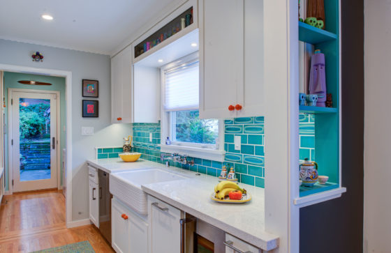 Customized Colorful Kitchen sink wall
