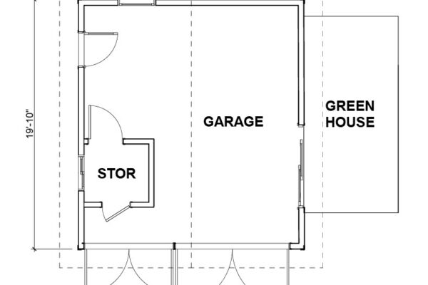 GARAGE TO ADU EXISTING FLOOR PLAN