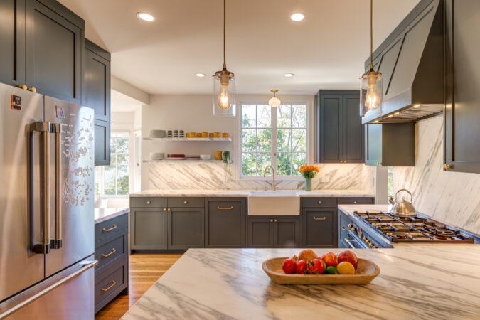 Transitional Tudor Kitchen